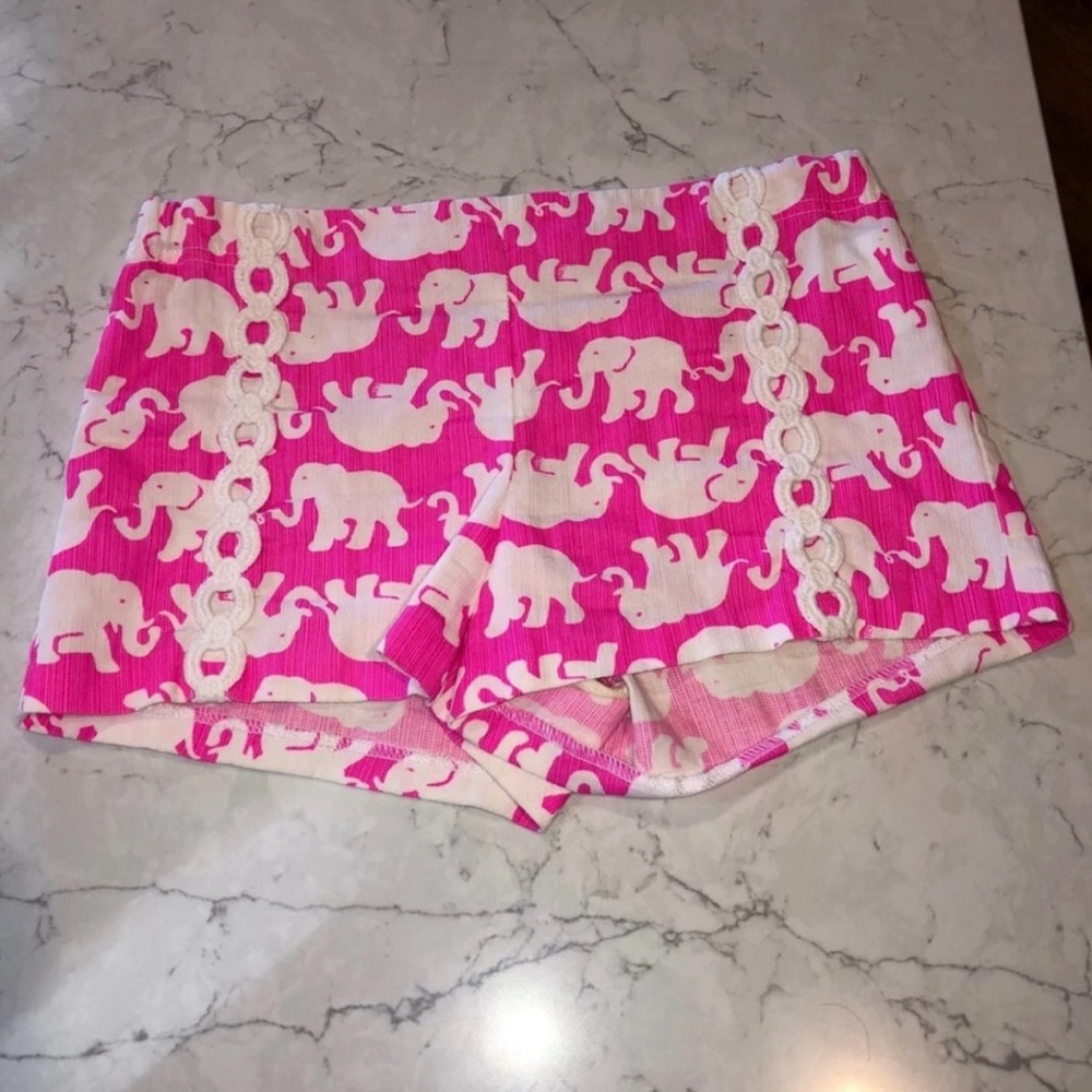 Lilly Pulitzer elephant print shorts